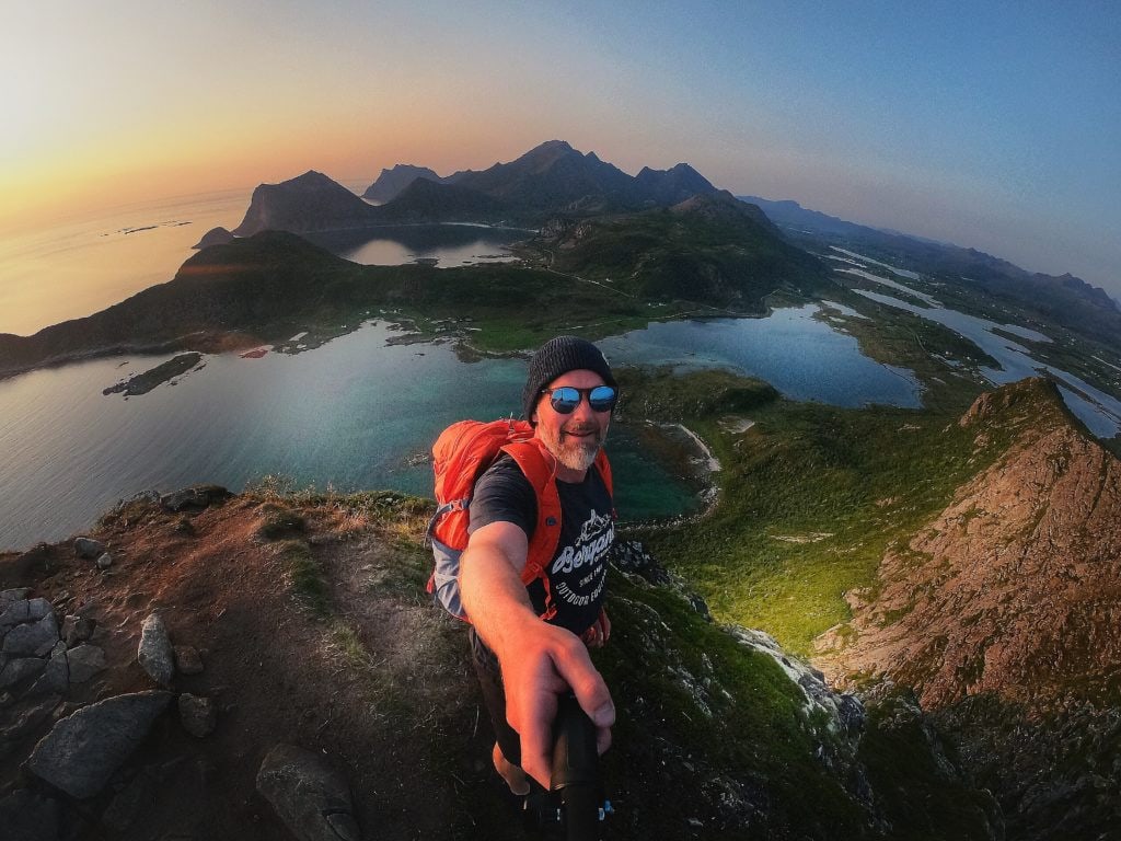 Hiking at Offersøykammen