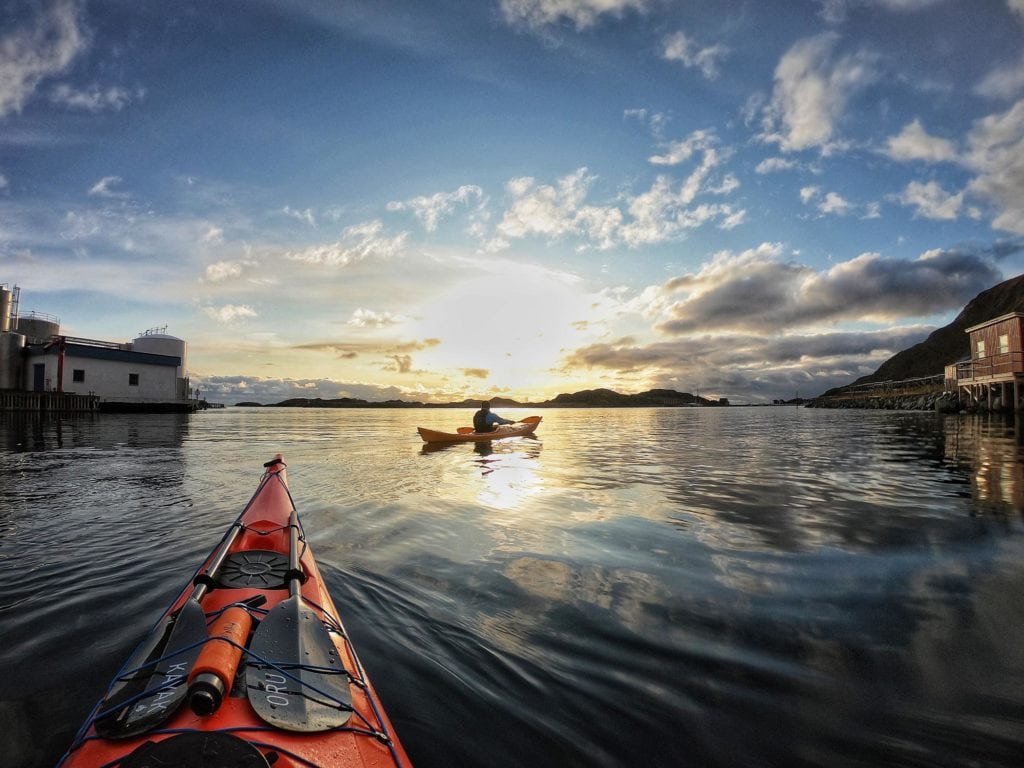 Seakayaking adventure out of Ballstad