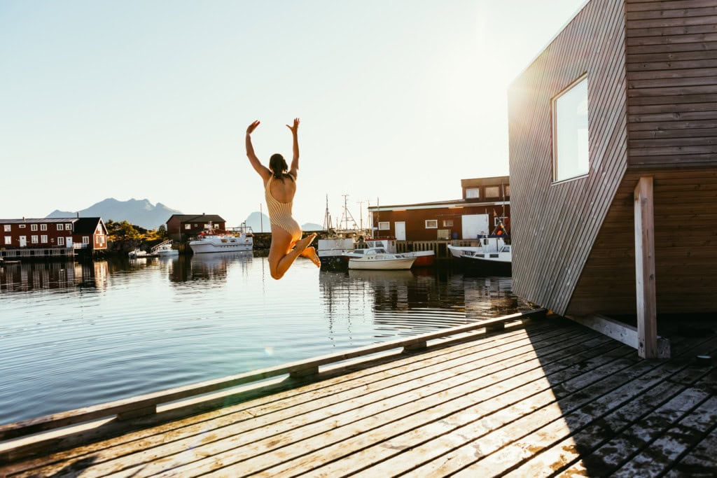 Hattvika Lodge Photo Up Norway Aron Klein sauna1